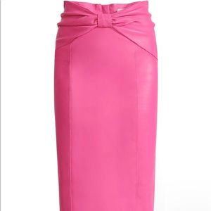NWT Bubblegum Pink Leather Skirt
